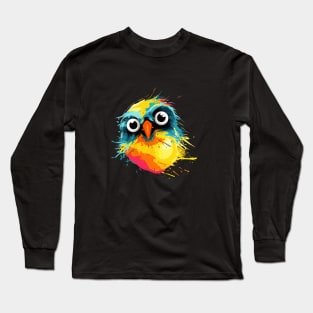 Cute colored bird Long Sleeve T-Shirt